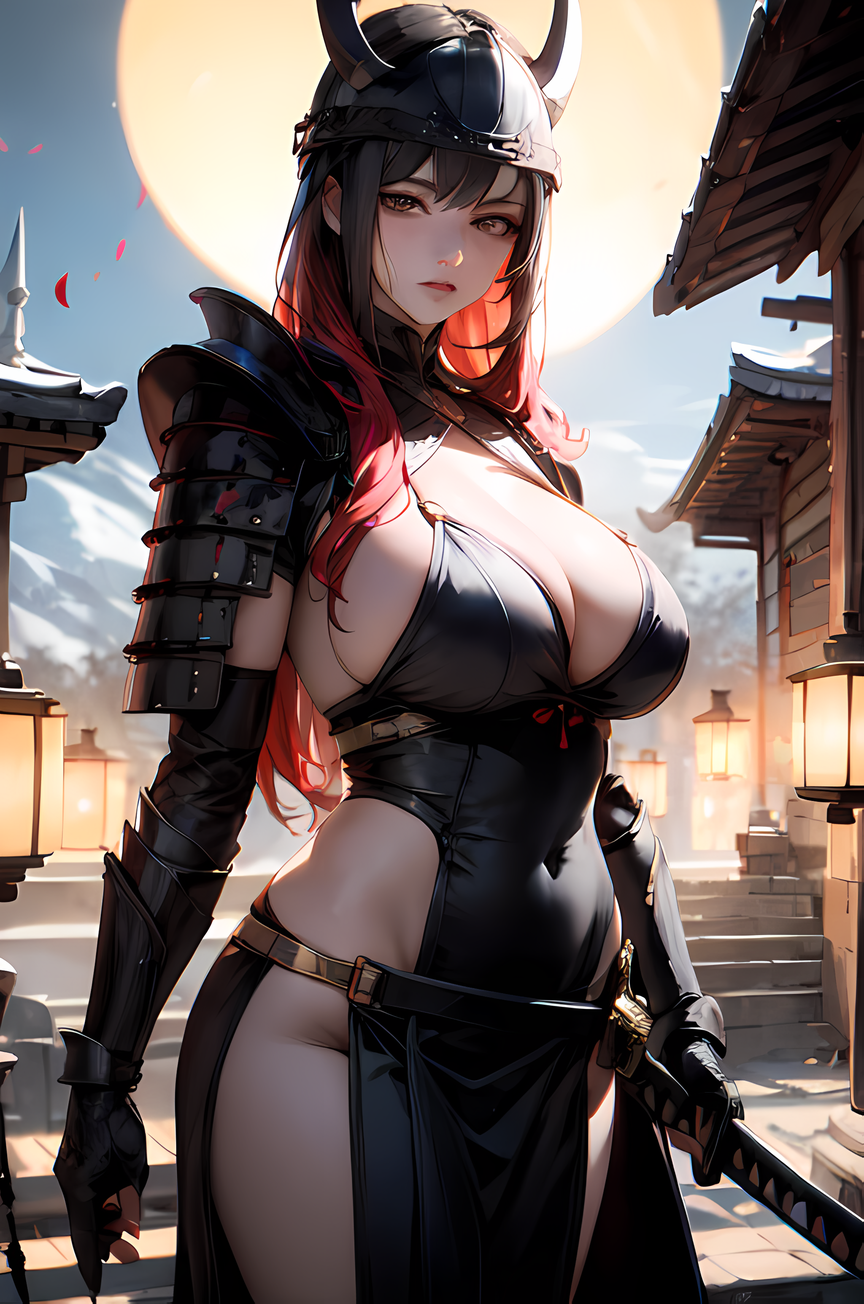 AI Art: Samurai Girl by @Steel Lust | PixAI