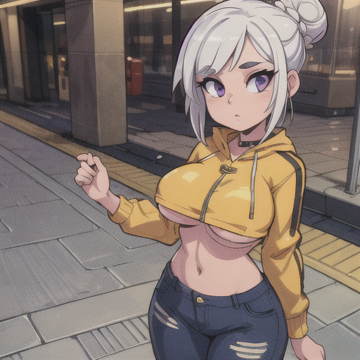 AI Art: underboob by @Trying