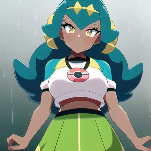 Green shop skirt pokemon