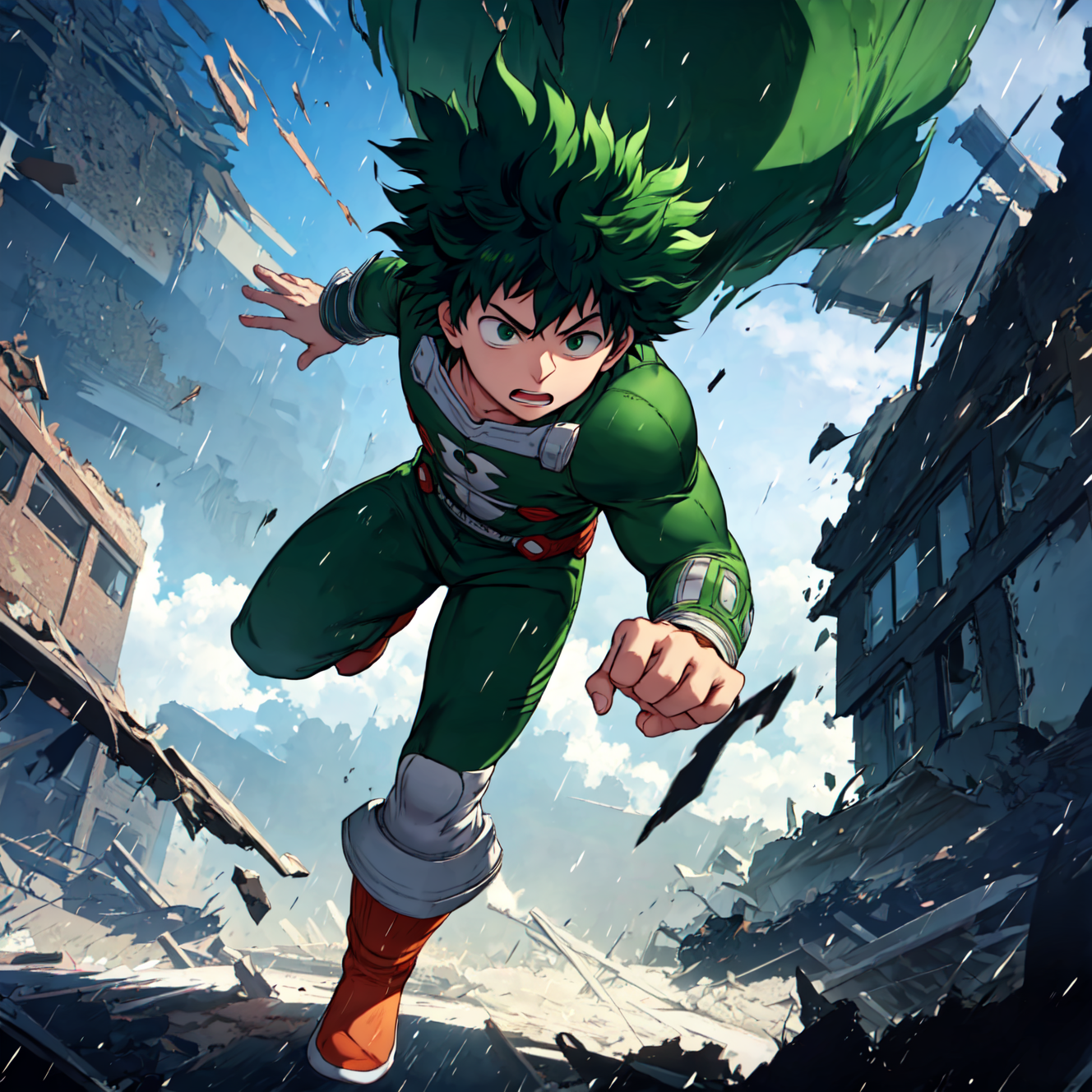 AI Art: Izuku Cape V3 by @calebc123 | PixAI