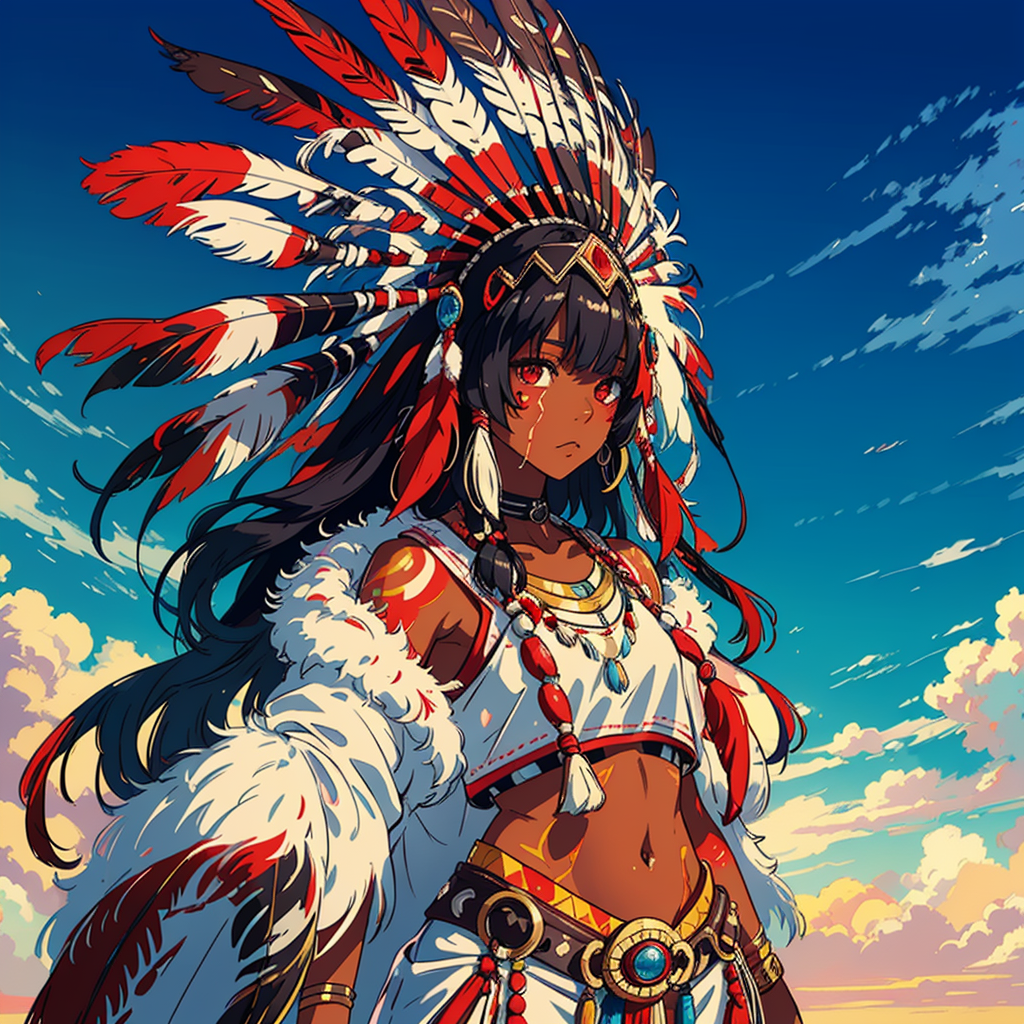 Animeinfluenced Animation, native American, manga Iconography