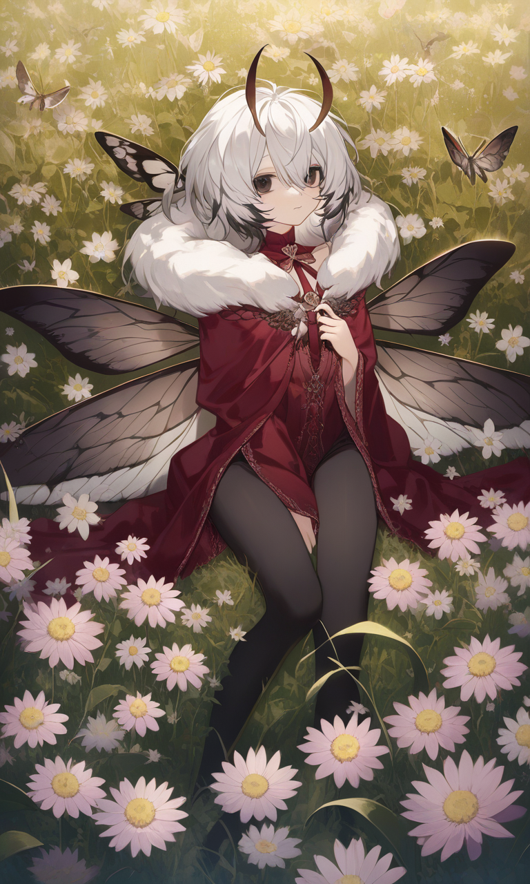 AI Art: moth girl by @Anton Vishnevskyi (NyanWake) | PixAI