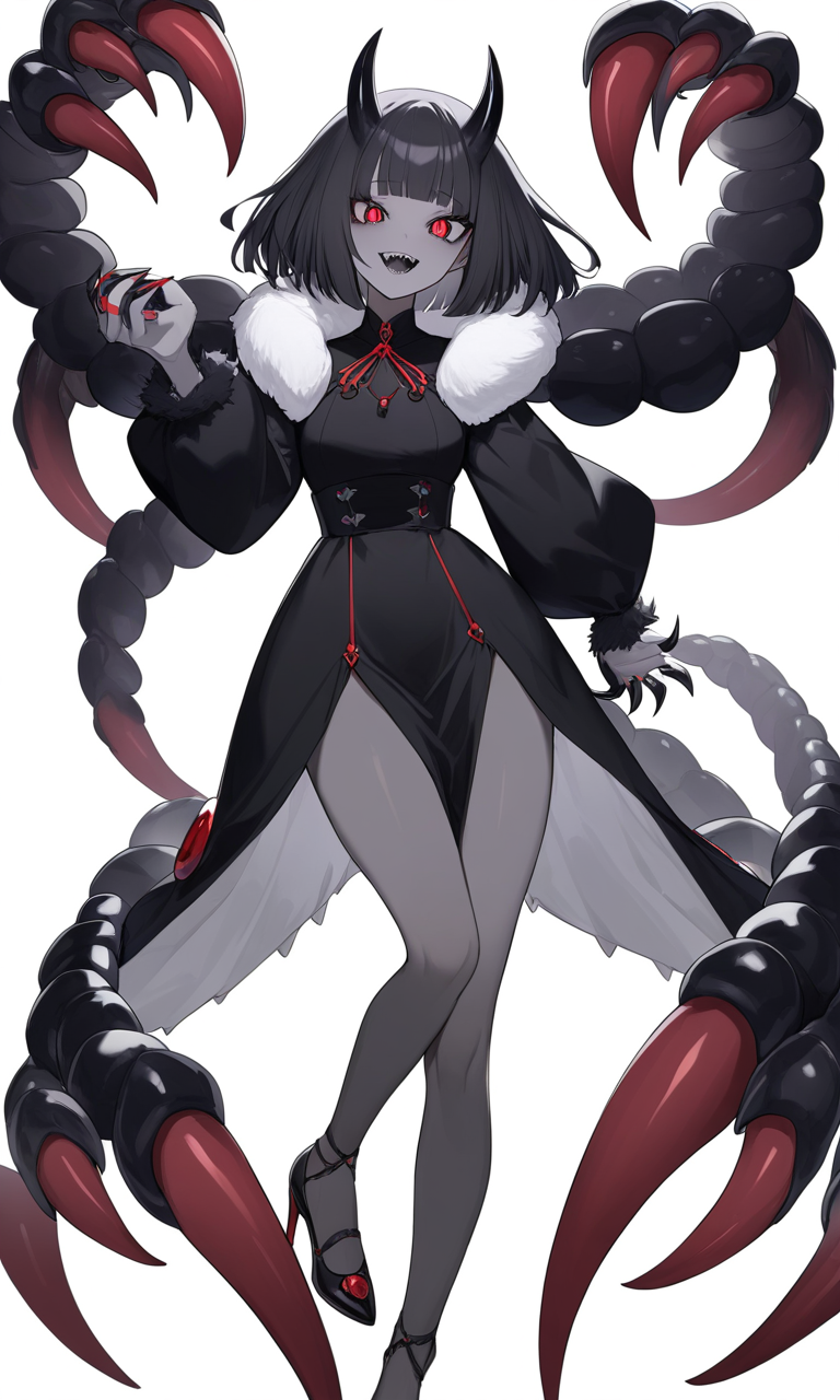 AI Art: The Alluring Monster Girl with Extra Arms and Sharp Claws by  @FunkyWalkerVIII | PixAI