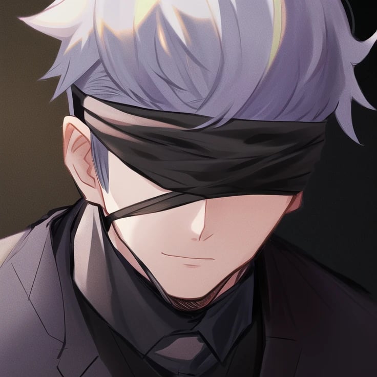 Why does Gojo uses a different Blindfold on 0 ? Is there any
