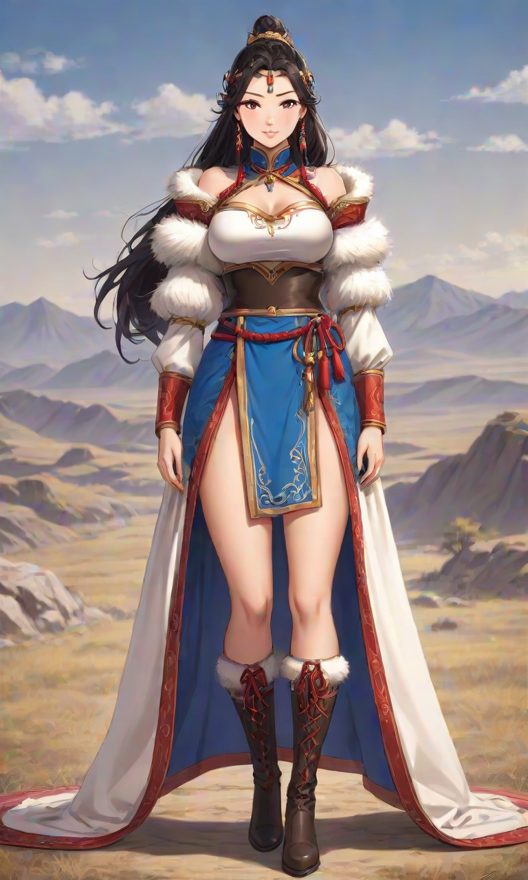 AI Art: Desert Mongolian queen by @Anonymous | PixAI