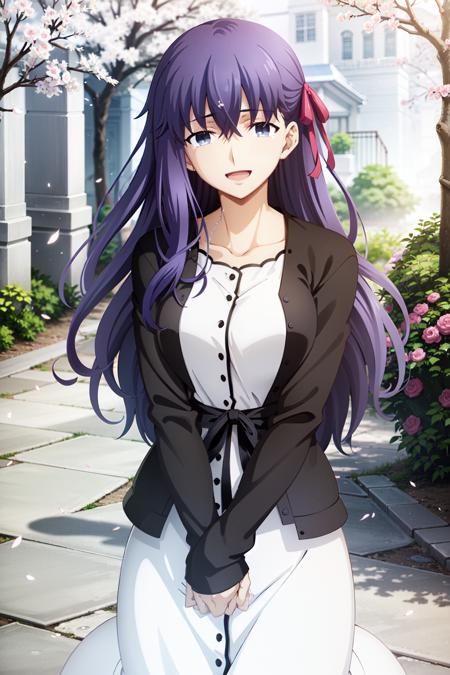 Ai Art Lora Model Sakura Matou Fate Anime Design Pixai