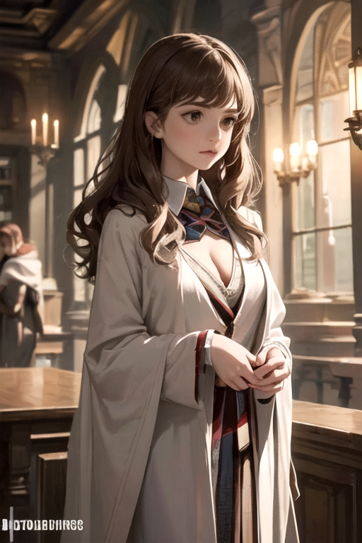 AI Art: Hermione Granger by @Jefferson