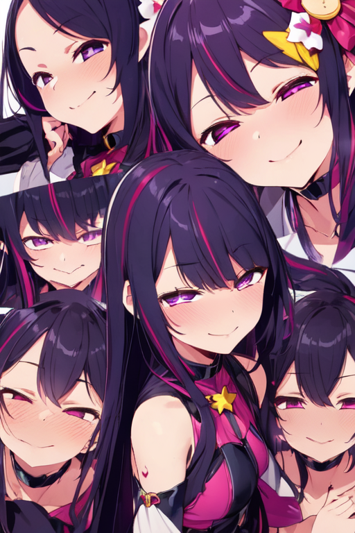 Shouko Smiling Eyes Closed