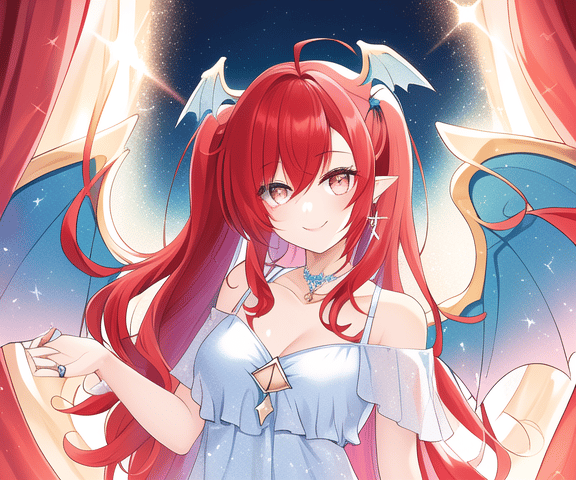 AI Art: red haired girl prototype試作品です③ by @sekka akihara