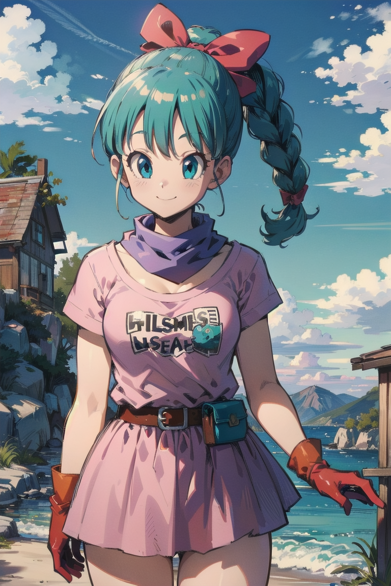 AI Art: ドラゴンボール ブルマ (Dragon Ball Bulma) by @CAFE | PixAI