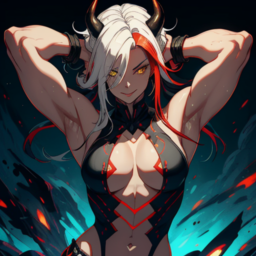 AESTHETIC ART on X: Which anime character would you like to see with big  muscles? #womanmuscle #femalemuscle  / X