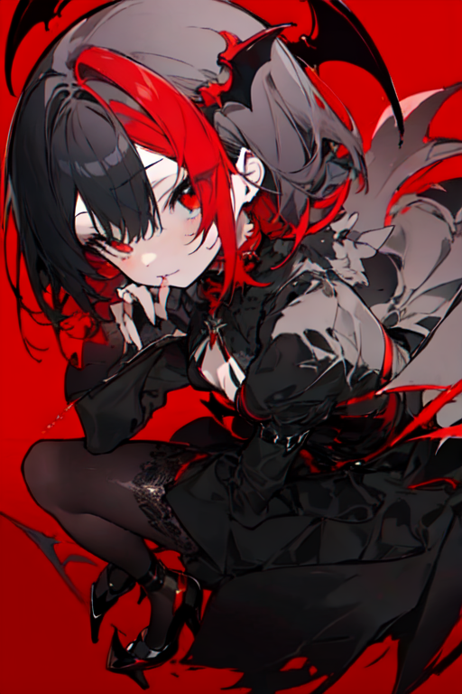 AI Art: anime vampire girl by @А1ех Кня3ь | PixAI