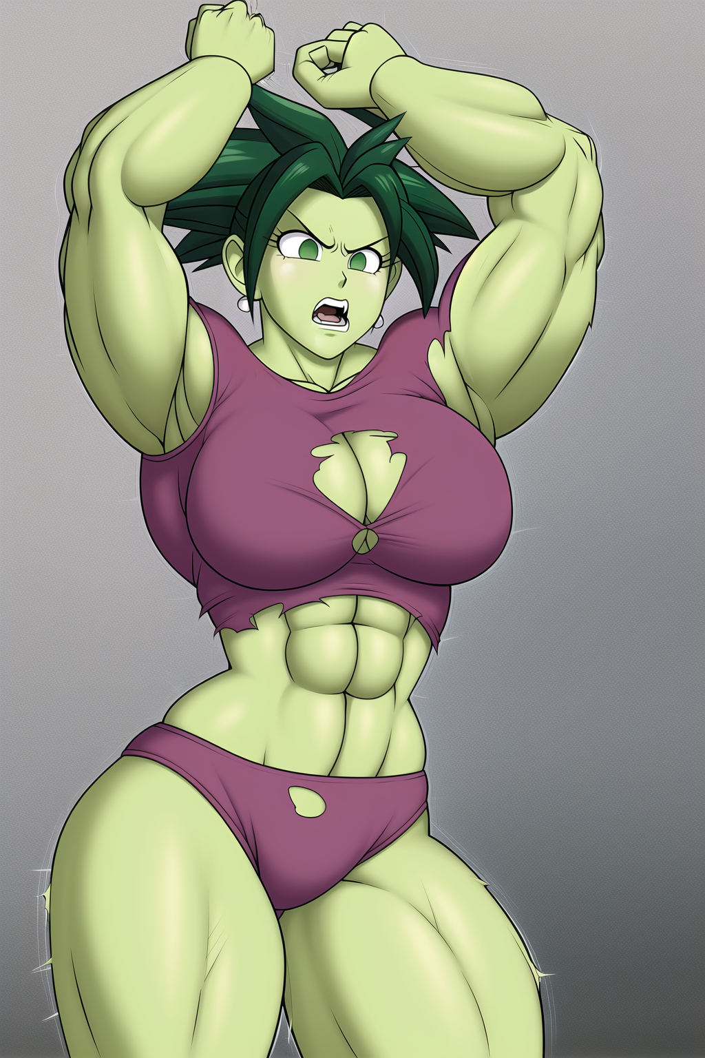 AI Art: Kefla hulk by @Monte friddle bottom | PixAI