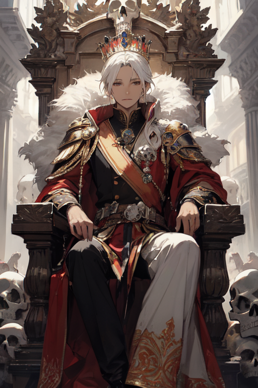 Fantasy king, anime art