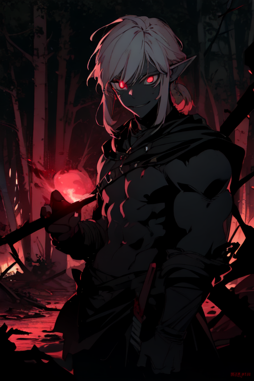 AI Art: Dark Link by @Pablo Kosher | PixAI