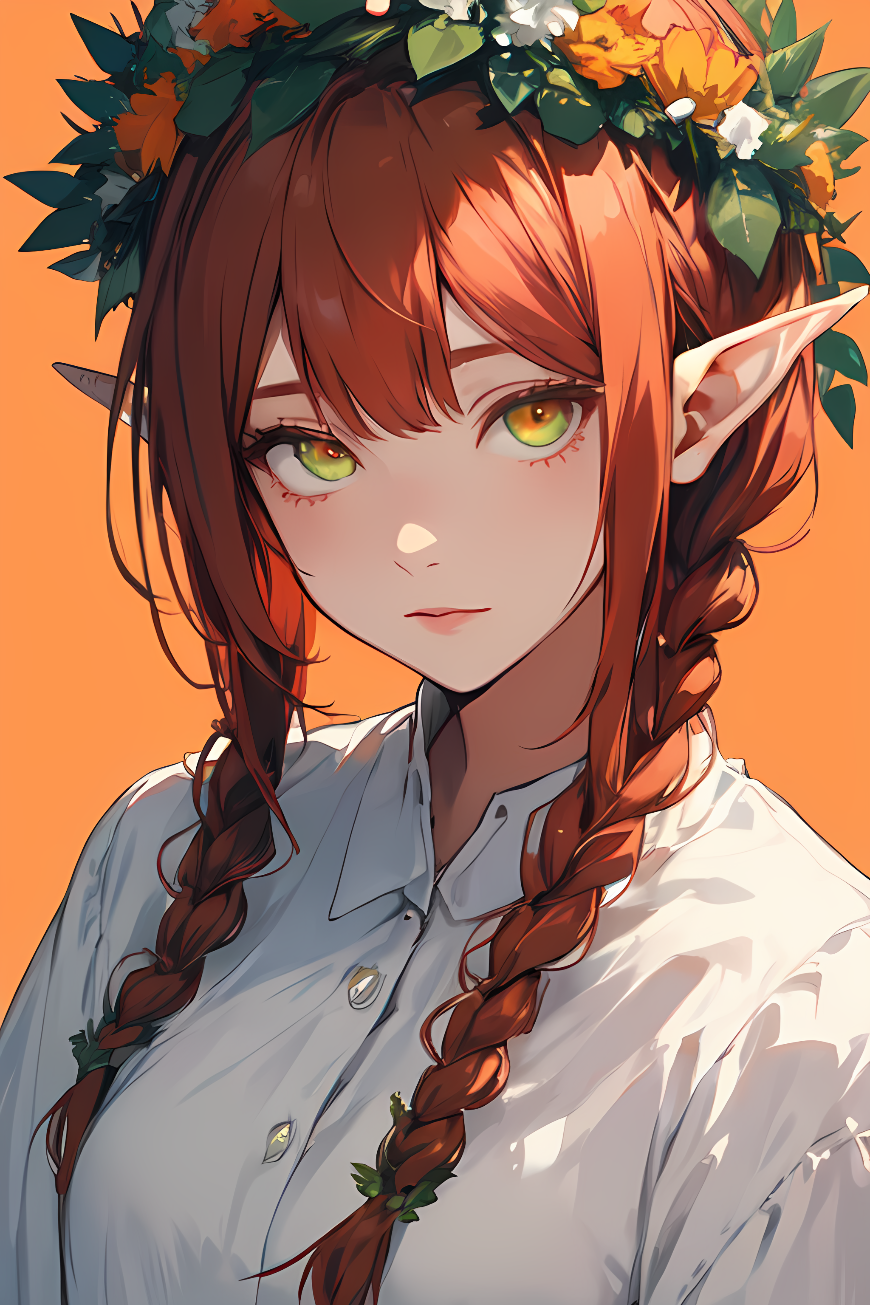 AI Art: Makima, elf by @Егор Калинчиков | PixAI