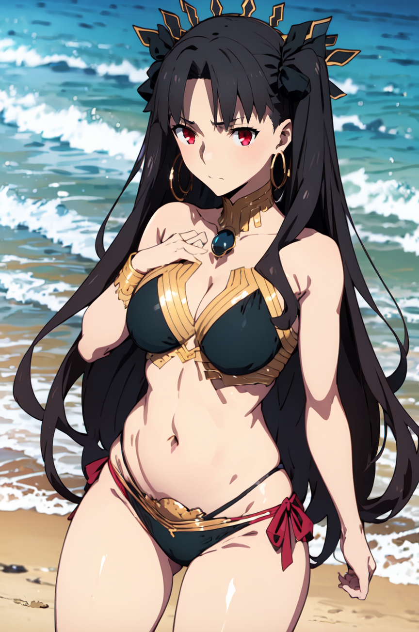 AI Art: Ishtar Fate GO Bikini by @Shirou | PixAI