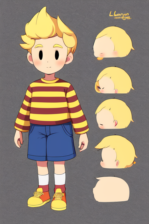 AI Art LoRA Model: Mother 3/Earthbound Lucas LoRA | PixAI