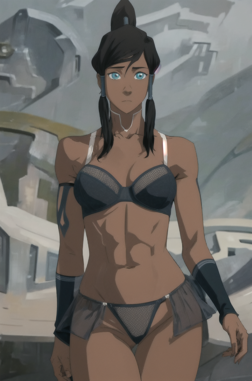 AI Art Korra Sexy Underwear by Nivedd PixAI