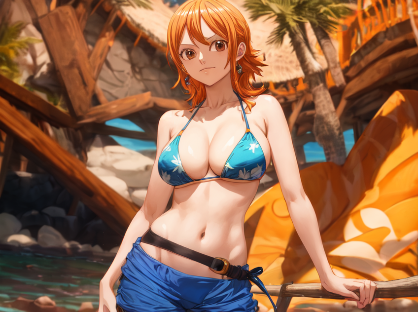 AI Art Nami One Piece by Kevin Chavarria PixAI