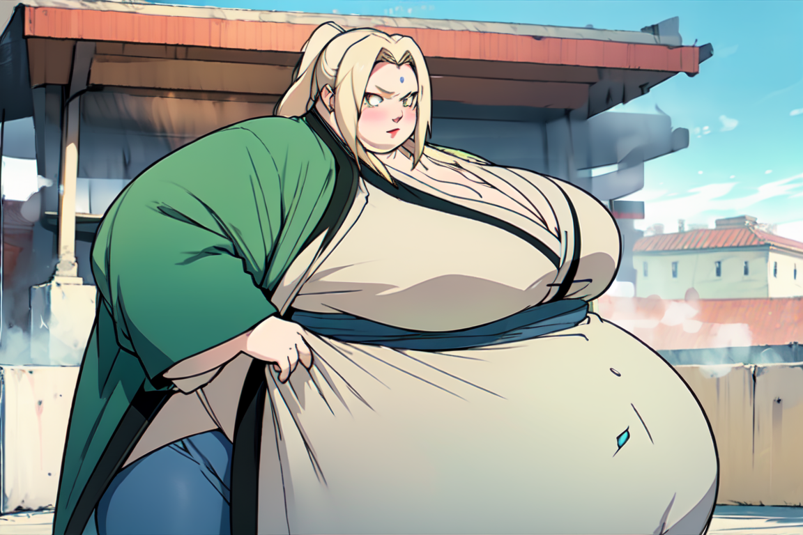 AI Art: fat tsunade by @358 | PixAI