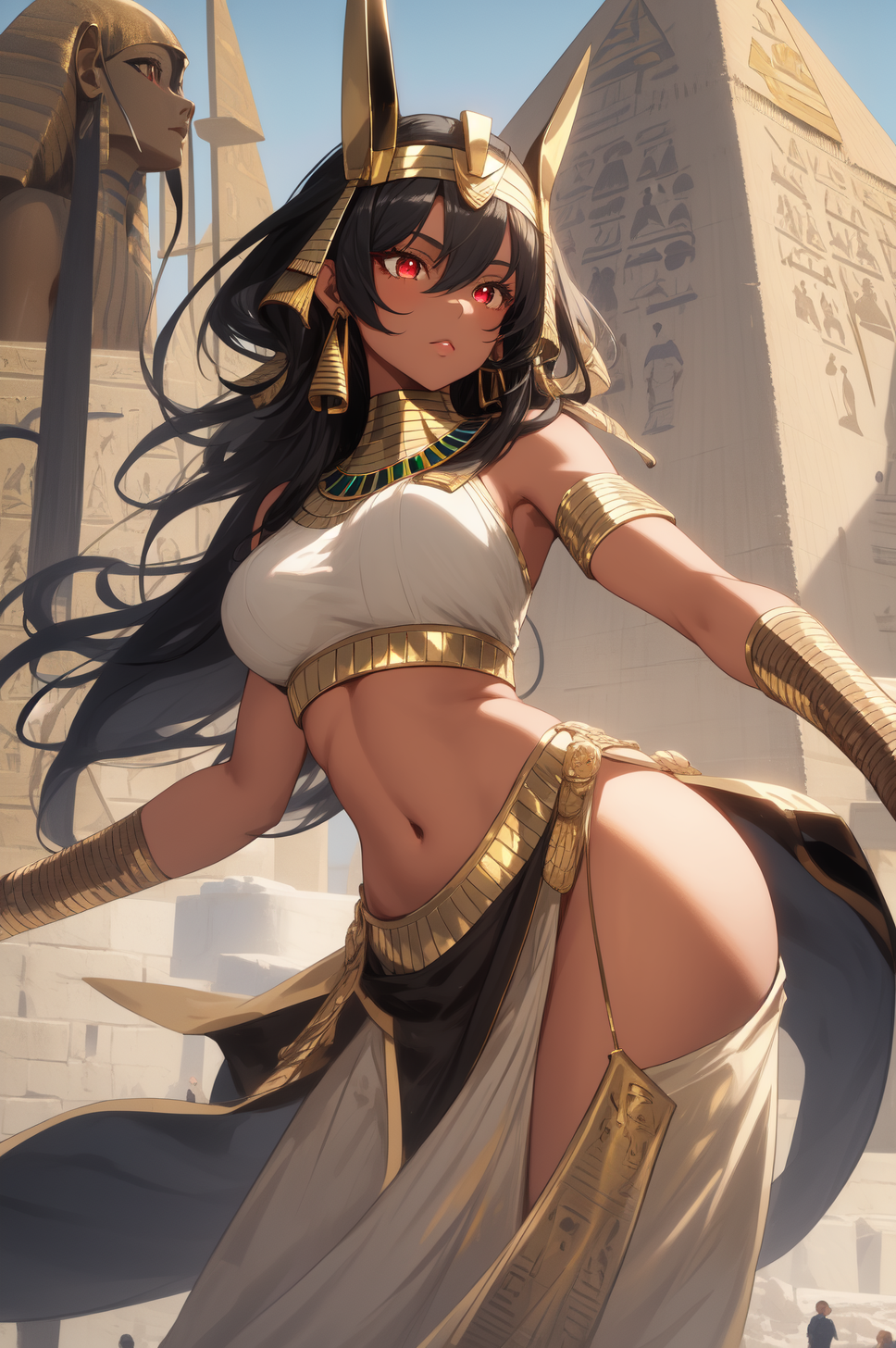 AI Art: Egyptian princess in desert by @Anime art freak | PixAI