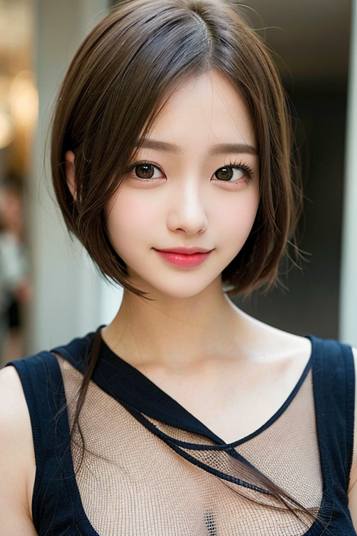 Ai Art Model Real No Bangs Short Hair V1 Pixai