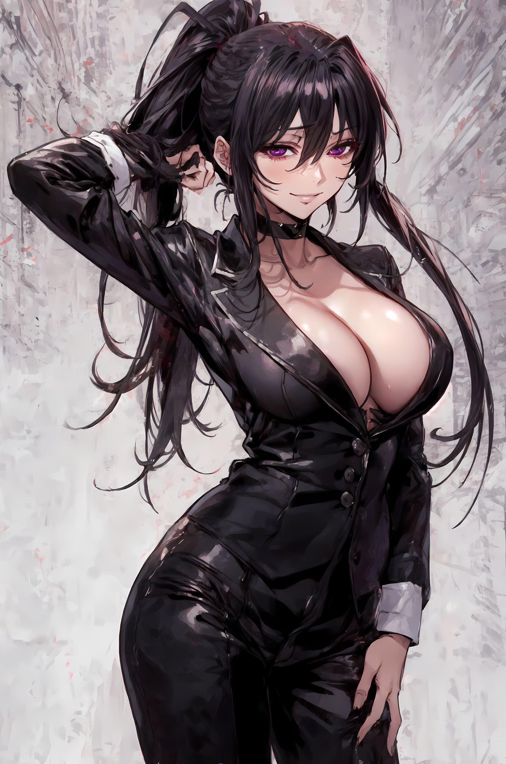 AI Art: Akeno Himejima by @Nesolic | PixAI