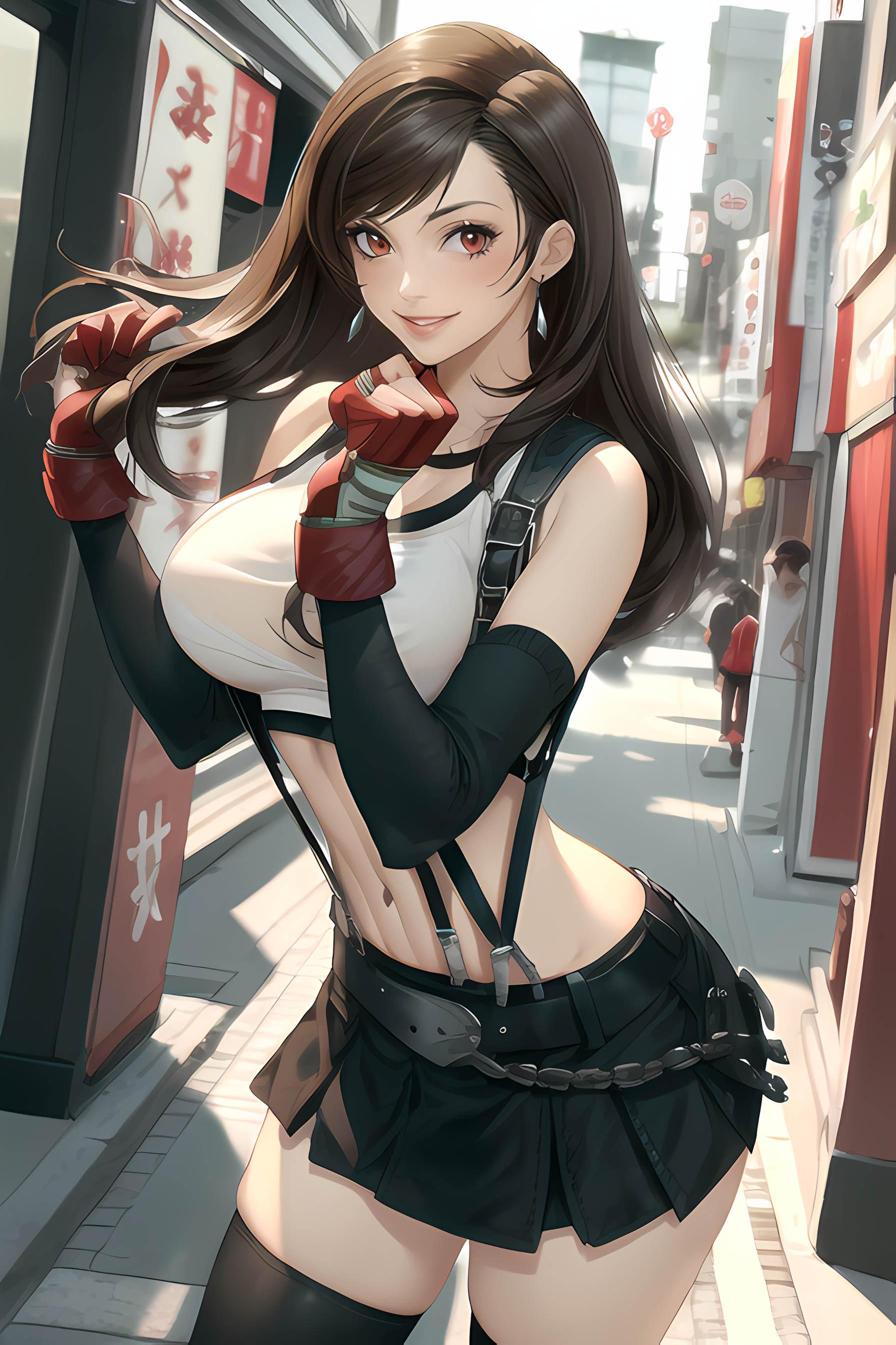 AI Art: Tifa Lockhart by @shitanx