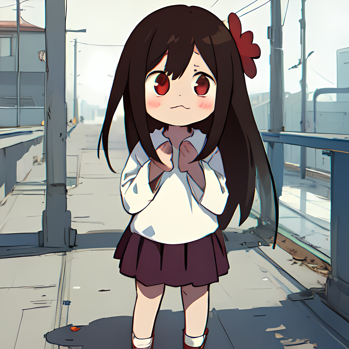 AI Art: hitori bocchi by @juannb1