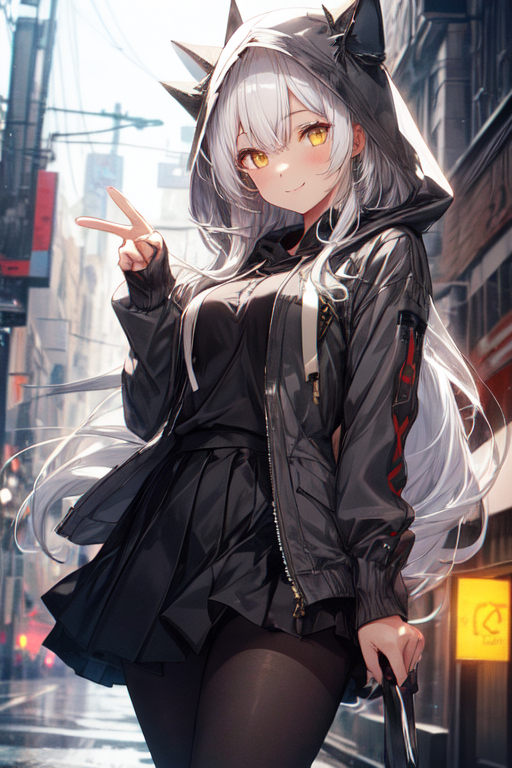 AI Art Neko Hoodie von Anonymous PixAI