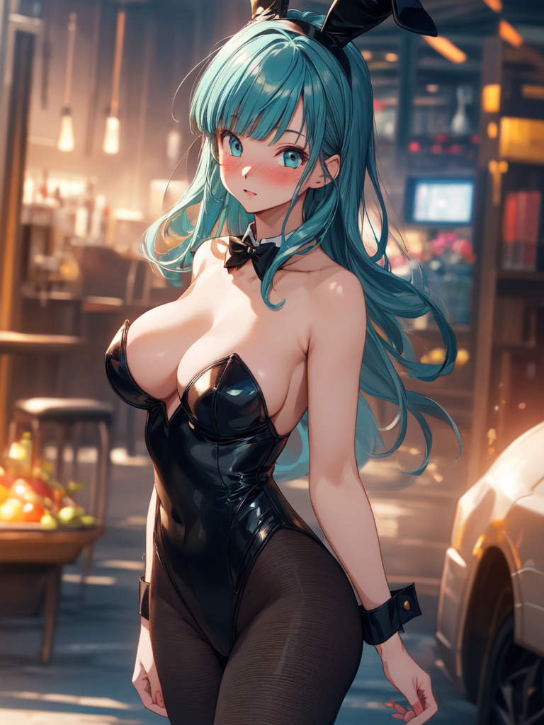 AIイラスト: Bulma Bunny Suit 作者 @Maxyne Rockatansky | PixAI