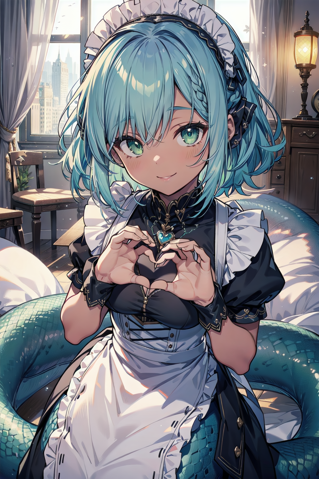 AI Art: Maid Lamia by @TowanoAi | PixAI