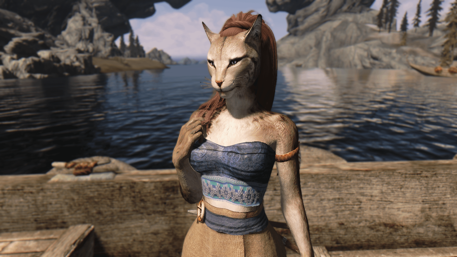 Ai Art Model Female Khajit Skyrim Pixai