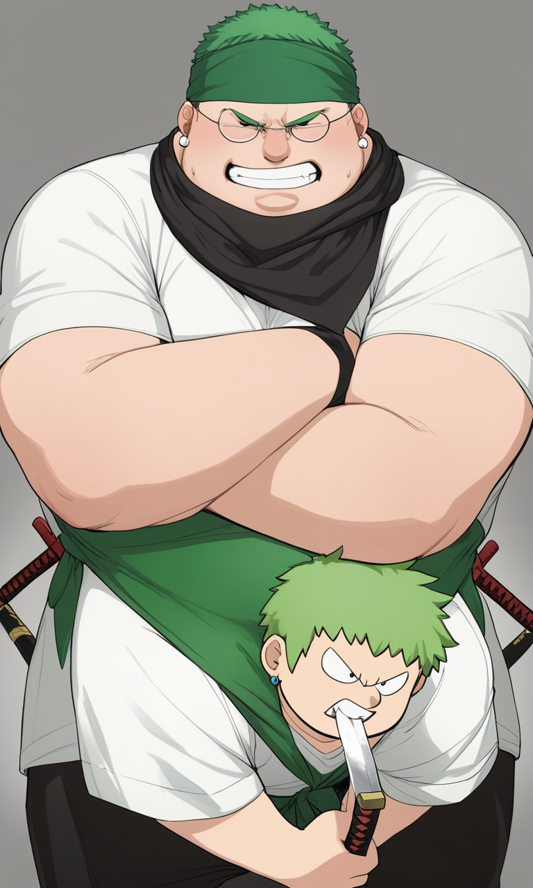 AI Art: Peter Griffin as the Triple-Wielding Roronoa Zoro by  @HappyBlueVoyagerVII | PixAI