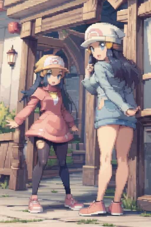 AI Art: Dawn 10 years later (from Pokemon) by @user-1615715788160611082