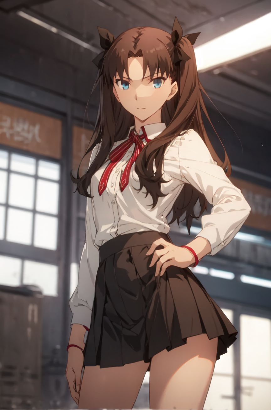 AI Art: Tohsaka rin by @Space jied | PixAI