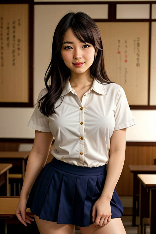 young Japan schoolgirl models 
