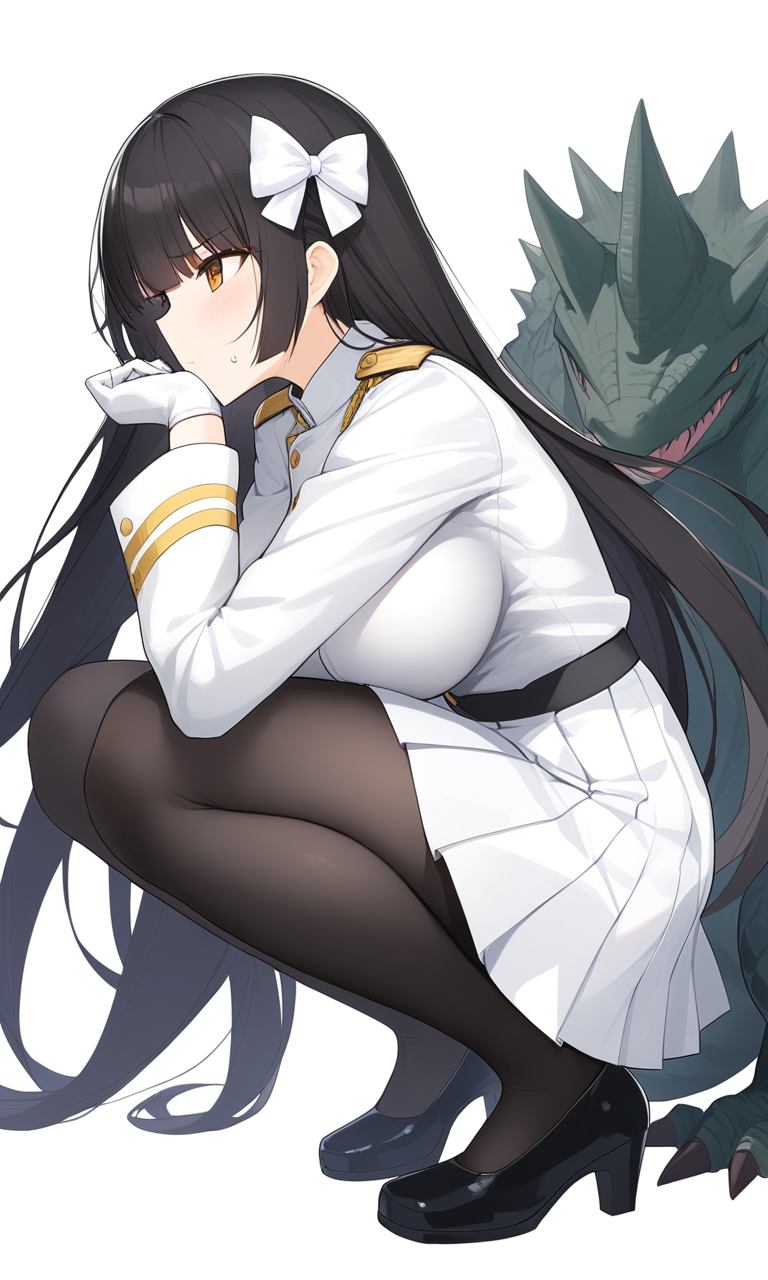 AI Art: Takao, the Godzilla-inspired Azur Lane Character by  @ProudRedWizardVIII | PixAI