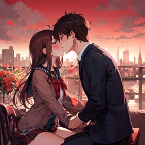 Love Kiss Anime, anime best kisses HD phone wallpaper