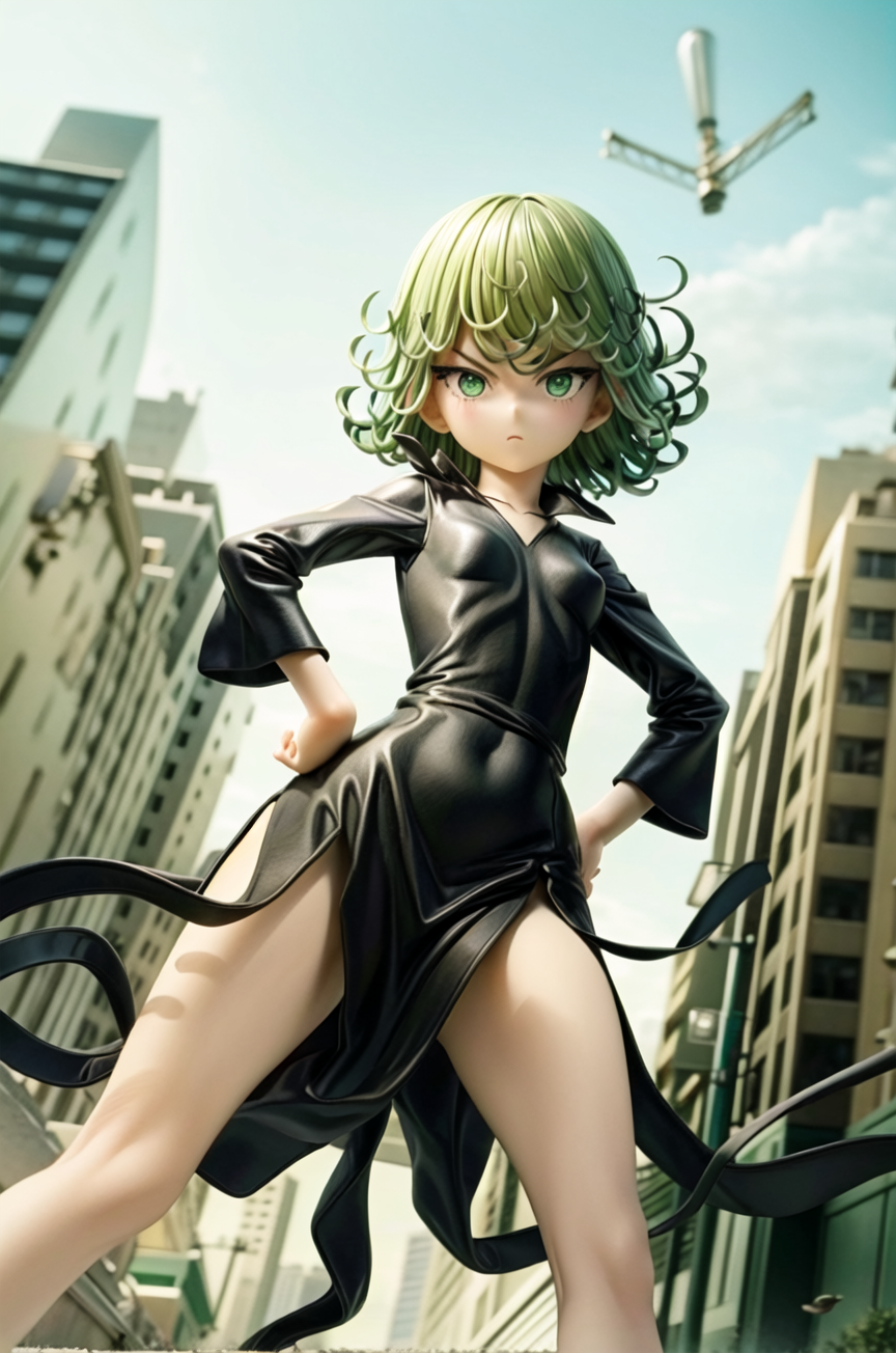 AI Art: Tatsumaki looking down at you by @AnimePVC | PixAI