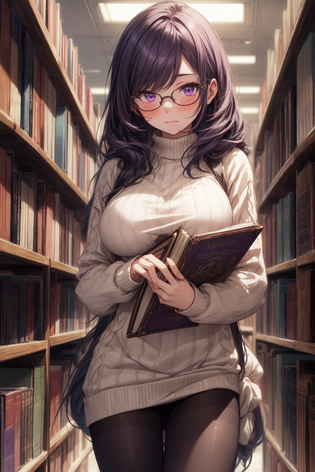 AI 아트: Library 작성자: @user.16310048#0 | PixAI