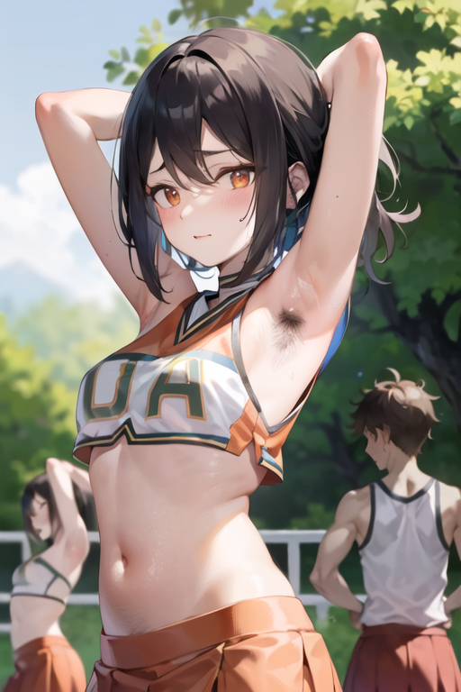 Armpit hair naked エロ画像