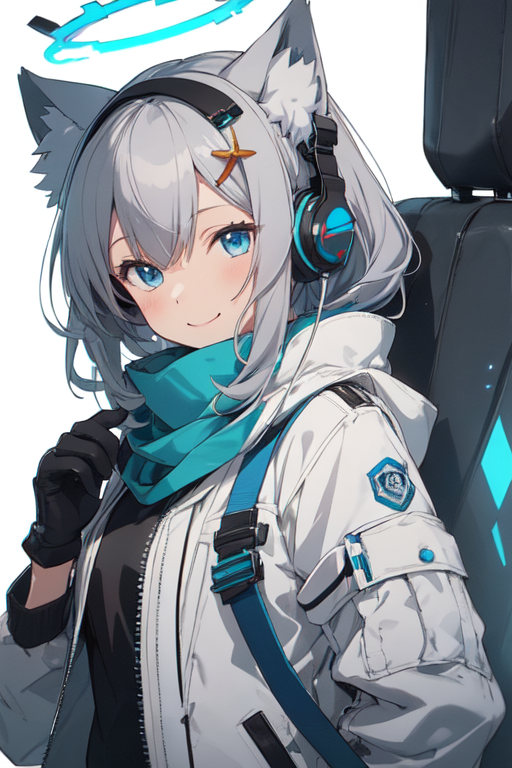 AI Art LoRA Model: ブルーアーカイブ(砂狼シロコ)Blue AI Art LoRA Model: ブルーアーカイブ(砂狼シロコ)Blue