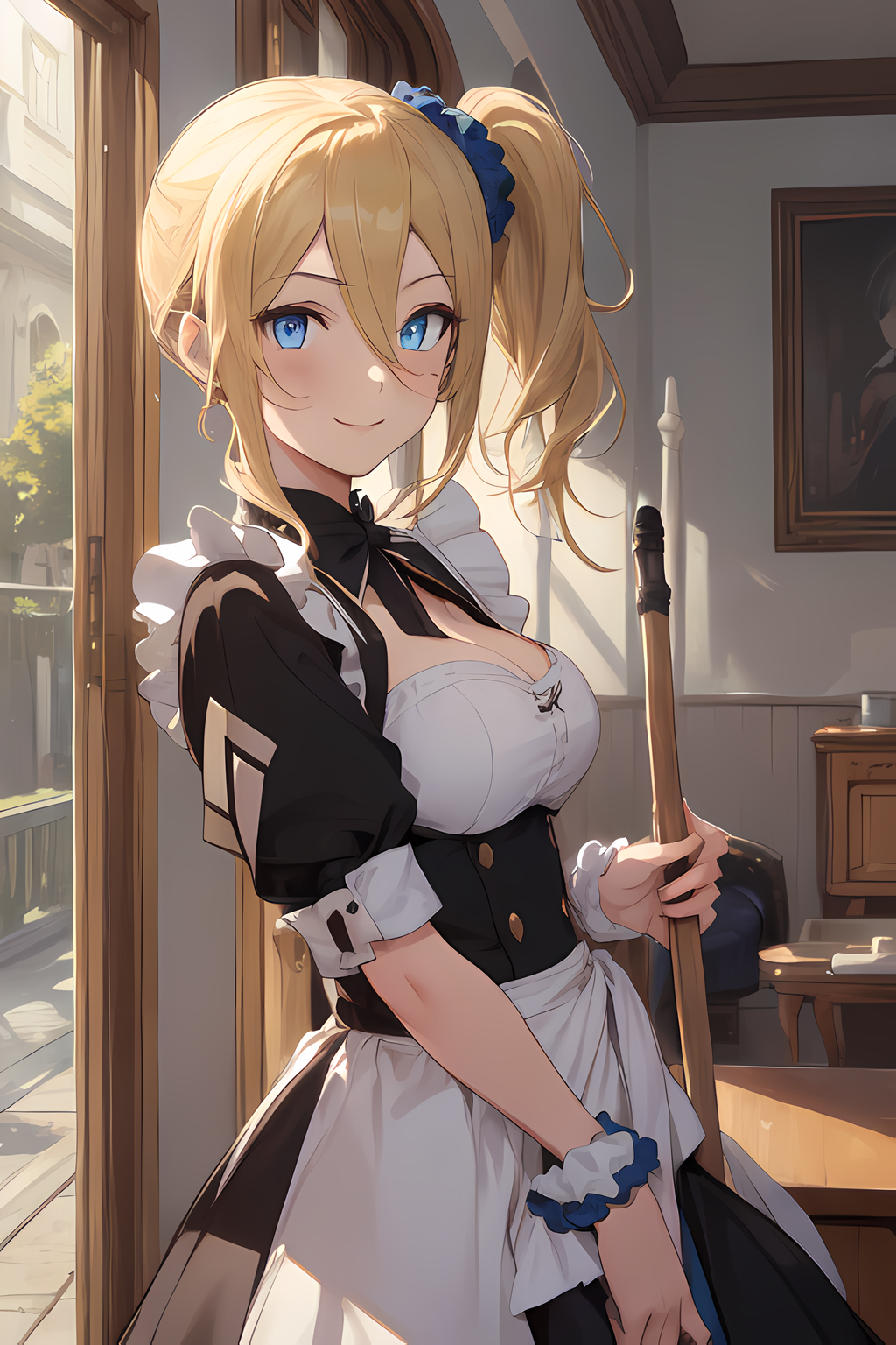 Ai Hayasaka cosplaying as a Maid