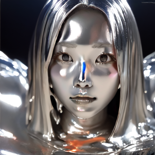 AI Art: Liquid metal girl by @KK G | PixAI