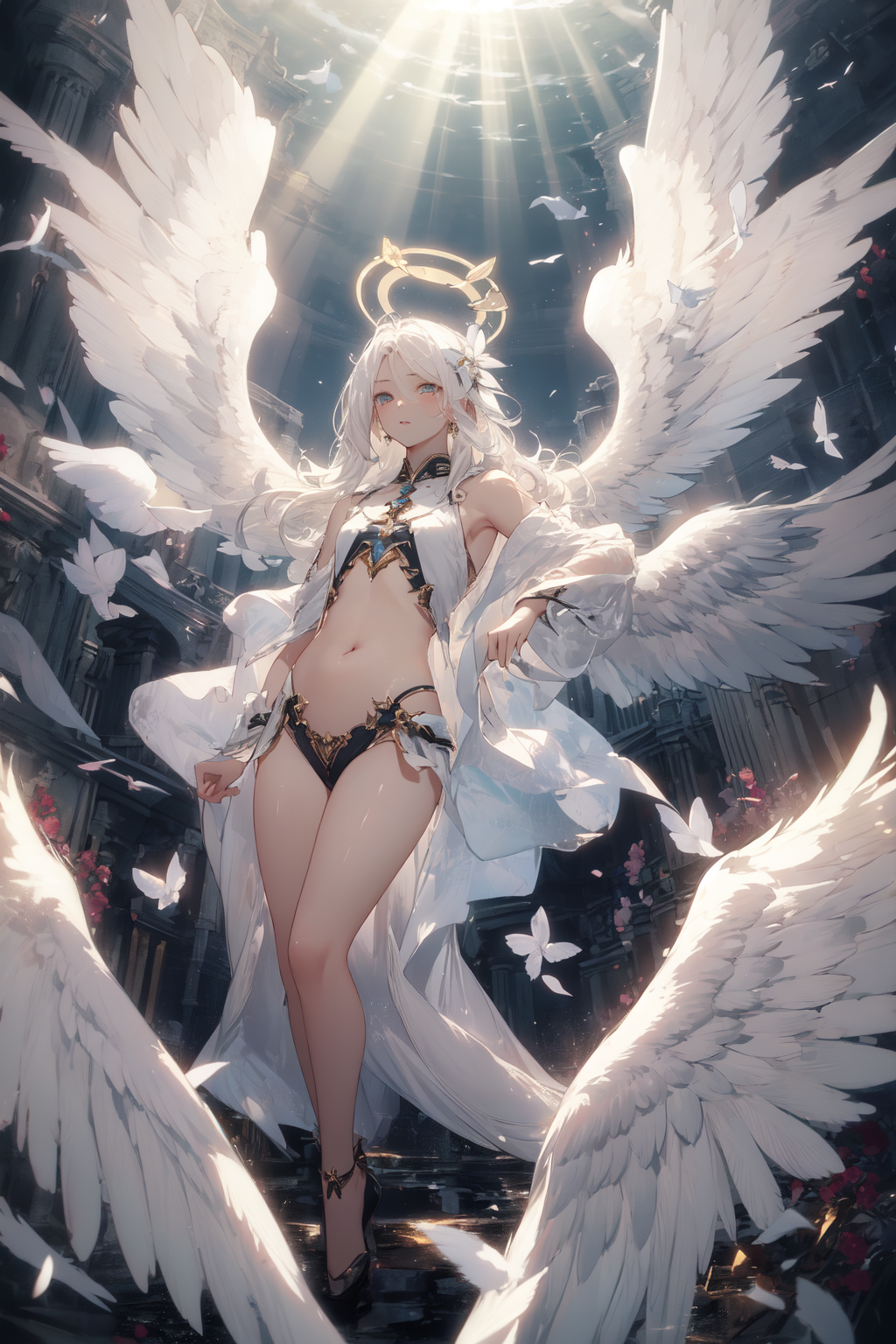 AI Art: A Heavenly Sight by @michael scott | PixAI