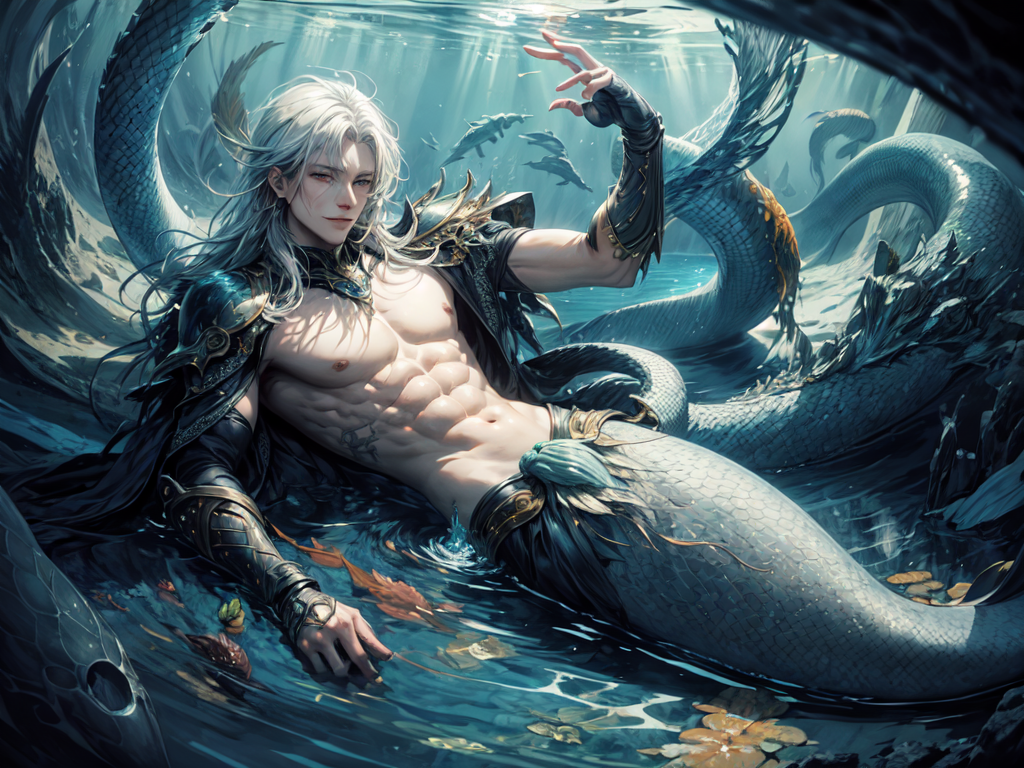 AI Art: merman by @Alien | PixAI