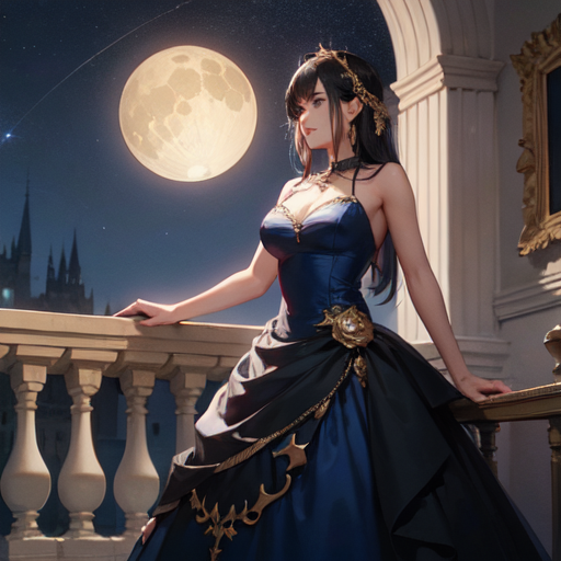 Night best sale sky gown