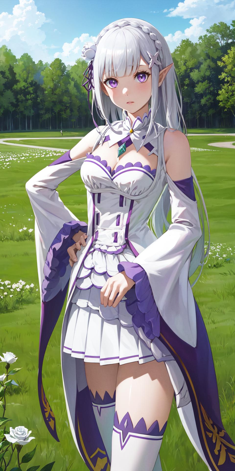 Modelo AI Art LoRA: Emilia / Re:Zero | PixAI